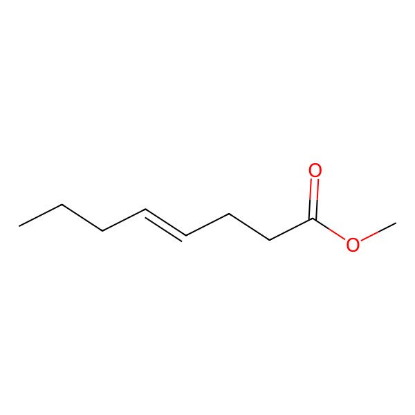 2D Structure of Methyl 4-octenoate, (Z)-