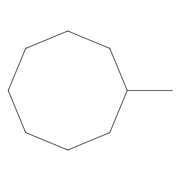 2D Structure of Methylcyclooctane