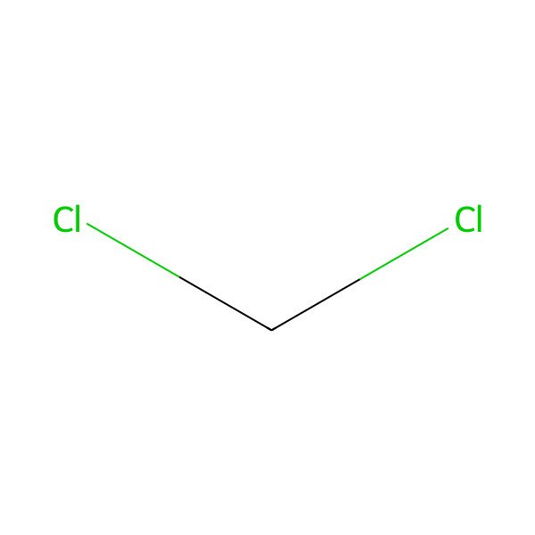 2D Structure of Methylene Chloride