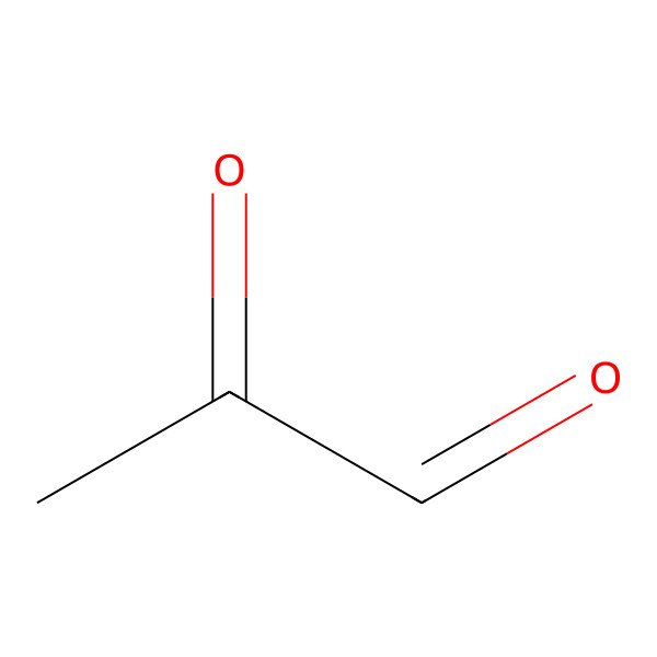 2D Structure of Methylglyoxal