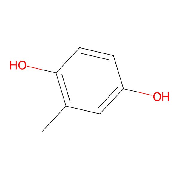 2D Structure of Methylhydroquinone