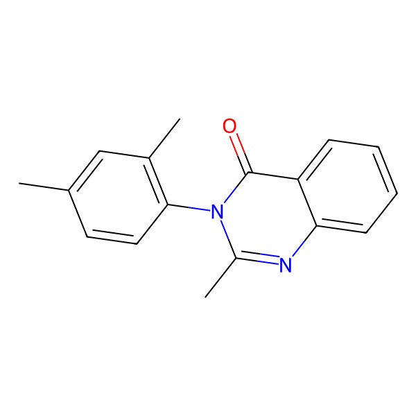 2D Structure of Methylmethaqualone 2D Structure of Methylmethaqualone