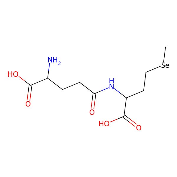 2D Structure of Methylseleno carboxypropylglutamine