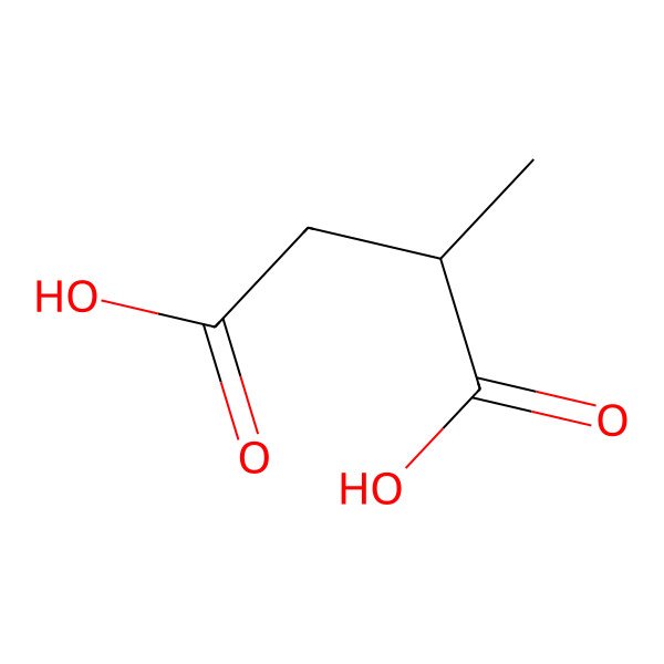 2D Structure of Methylsuccinic acid