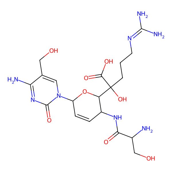 2D Structure of Mildiomycin D