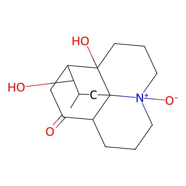 2D Structure of (1R,2S,10S,13S,14R,15S)-2,14-dihydroxy-15-methyl-6-oxido-6-azoniatetracyclo[8.6.0.01,6.02,13]hexadecan-11-one