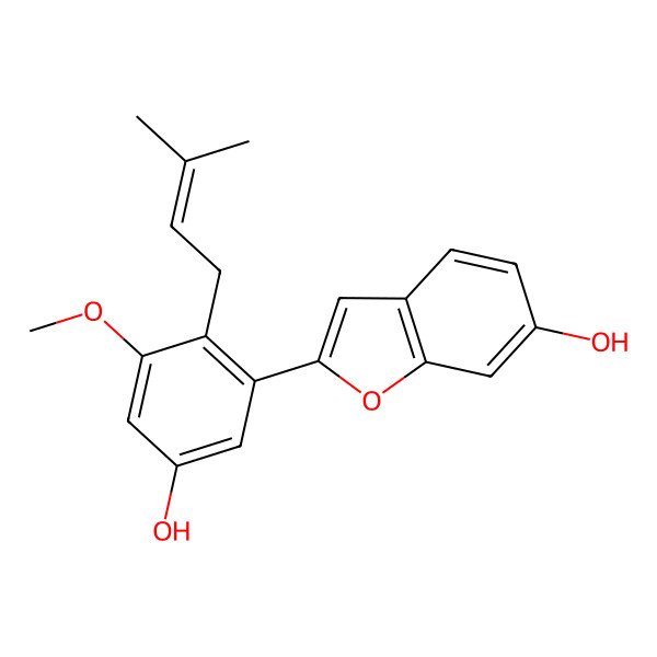 2D Structure of Moracin I
