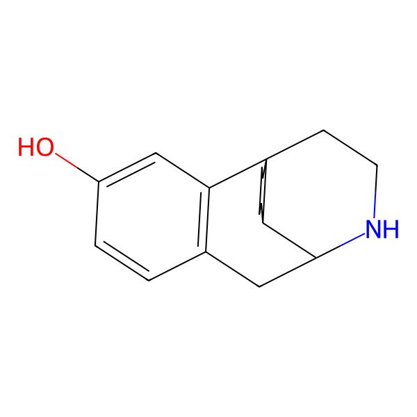 2D Structure of Morphinan-3-ol