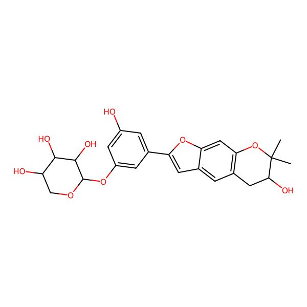 2D Structure of Mulberroside C