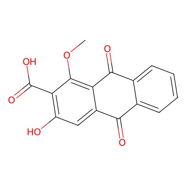 2D Structure of Munjistin 1-methyl ether 2D Structure of Munjistin 1-methyl ether
