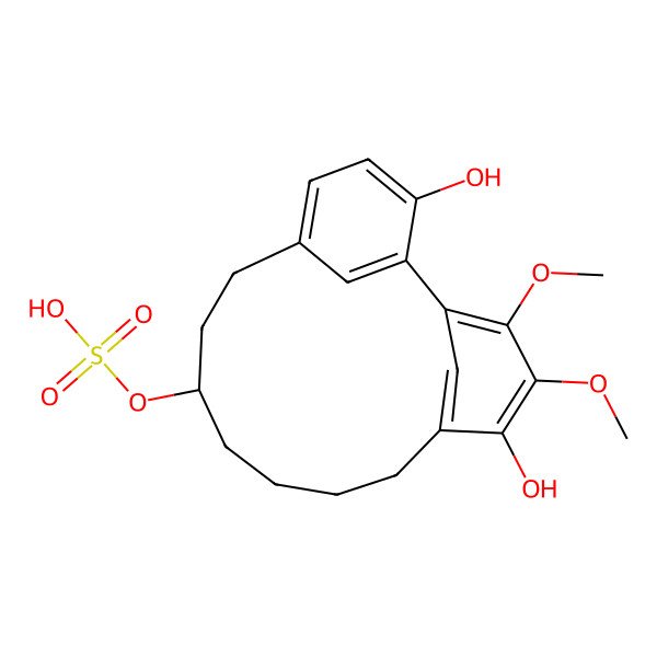 2D Structure of Myricanol 11-sulfate