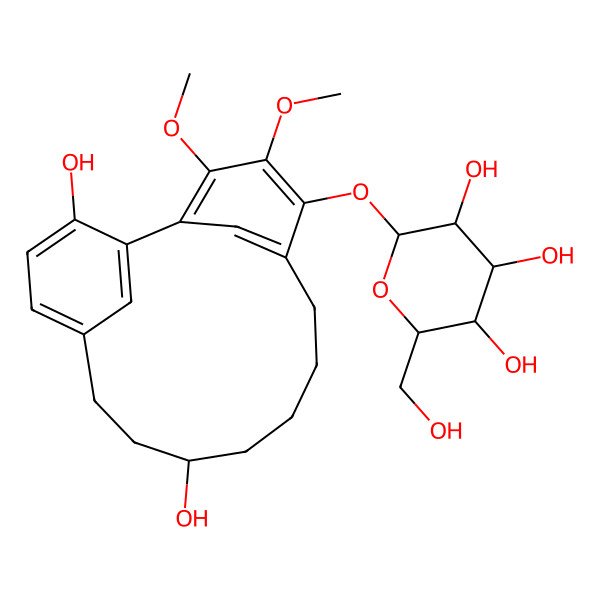 2D Structure of Myricanol-15-glucoside
