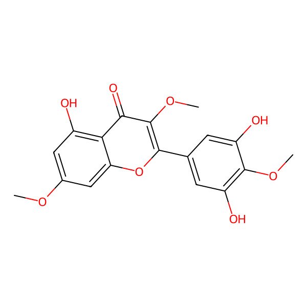 2D Structure of Myricetin 3,7,4'-trimethyl ether 2D Structure of Myricetin 3,7,4'-trimethyl ether
