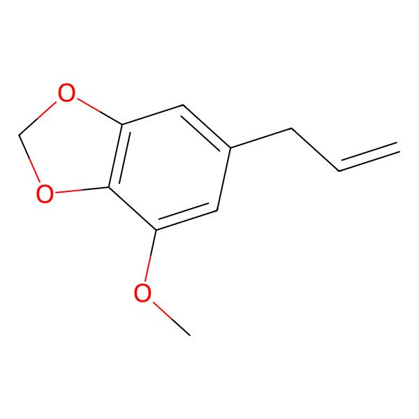 2D Structure of Myristicin