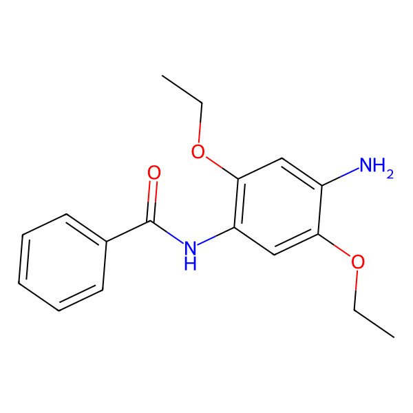 2D Structure of Benzamide, N-(4-amino-2,5-diethoxyphenyl)-