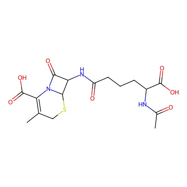 2D Structure of N-Acetyldeacetoxycephalosporin C