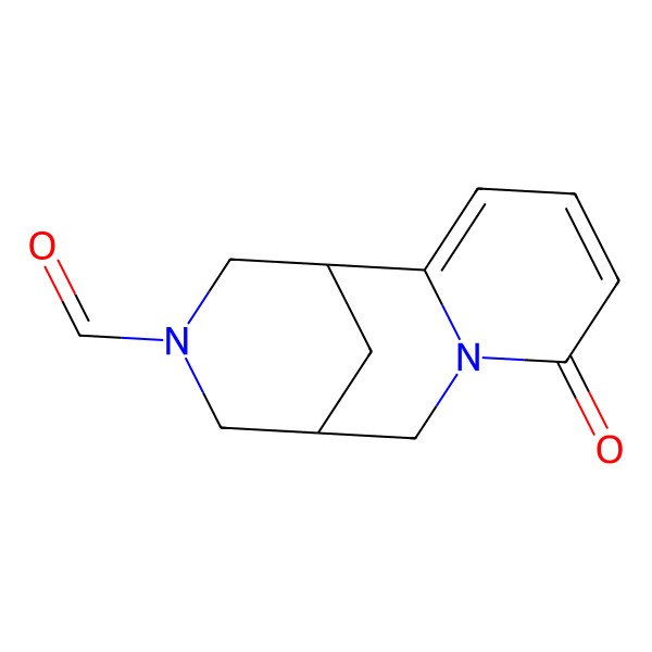 2D Structure of N-Formylcytisine, (-)-