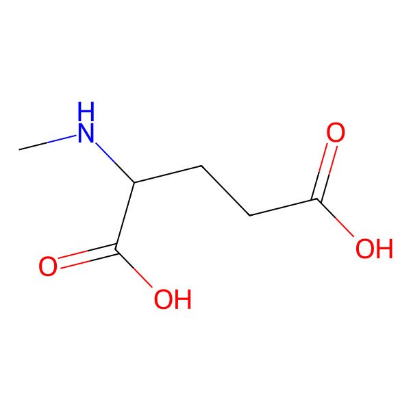 2D Structure of N-Methyl-L-glutamic acid