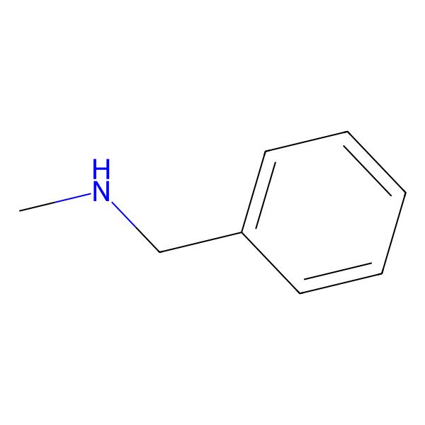 2D Structure of N-Methylbenzylamine