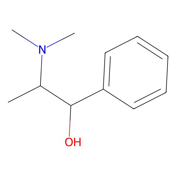 2D Structure of N-Methylephedrine