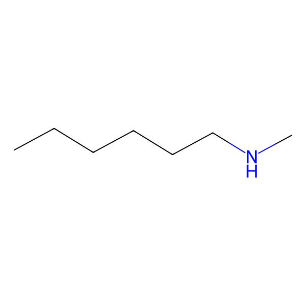 2D Structure of N-Methylhexylamine 2D Structure of N-Methylhexylamine