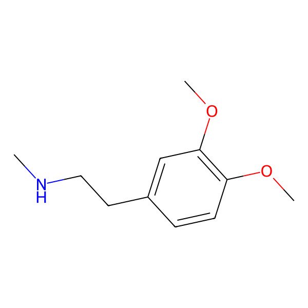 2D Structure of N-Methylhomoveratrylamine
