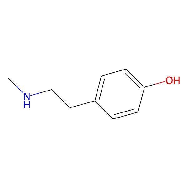 2D Structure of N-Methyltyramine