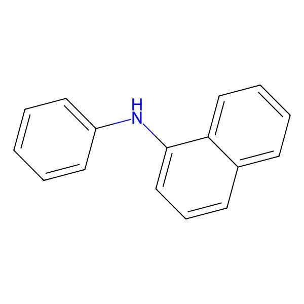 2D Structure of N-Phenyl-1-naphthylamine
