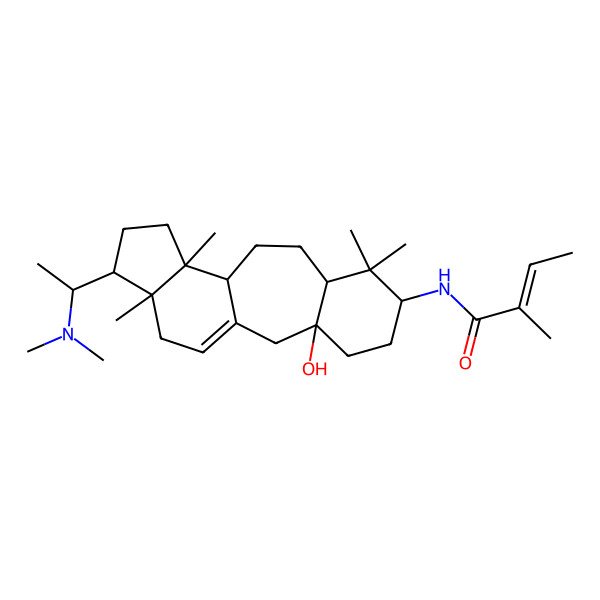 2D Structure of N-Tigloylbuxahyrcanine