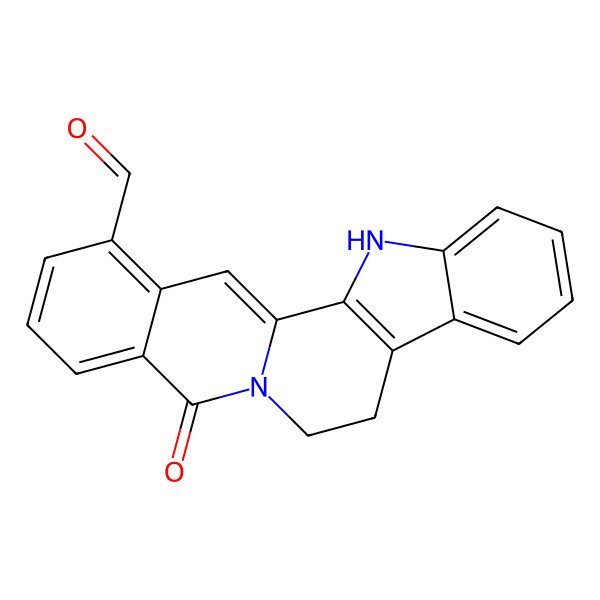 2D Structure of 14-oxo-11,12-dihydro-3H-yohimban-19-carbaldehyde