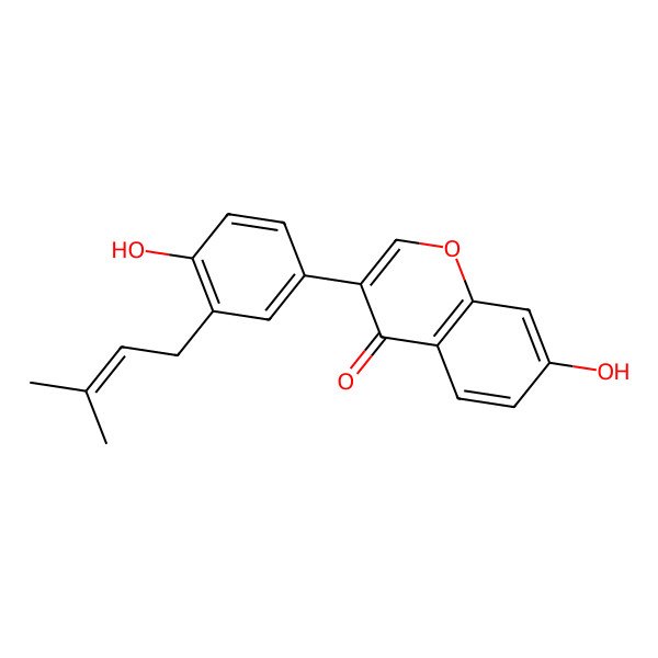 2D Structure of Neobavaisoflavone