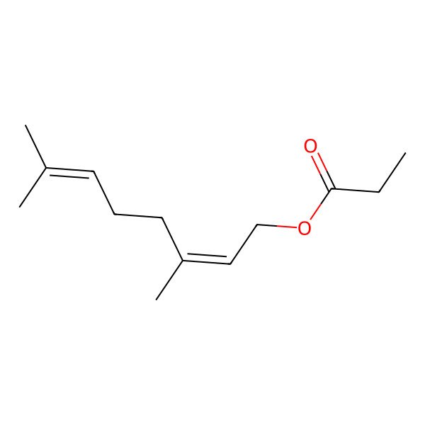 2D Structure of Neryl propionate