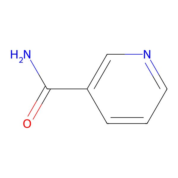 2D Structure of Nicotinamide