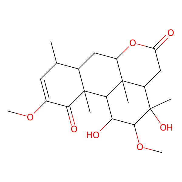 2D Structure of Nigakilactone F 2D Structure of Nigakilactone F