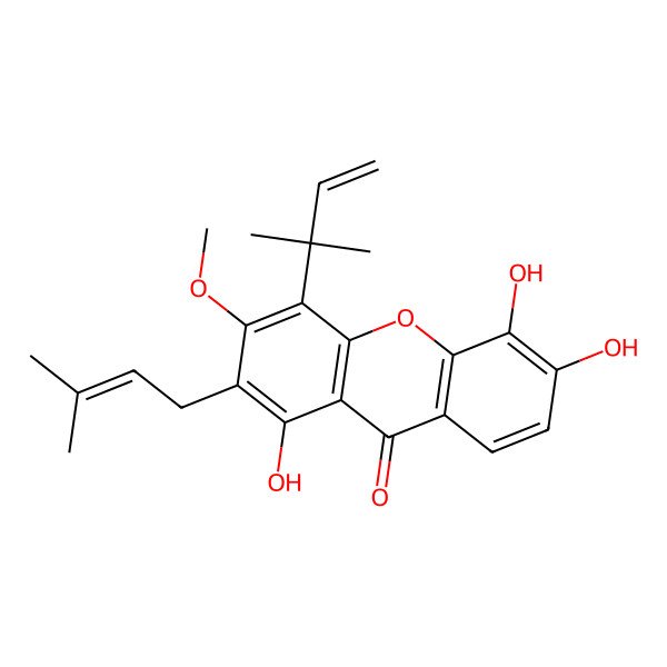 2D Structure of Nigrolineaxanthone E