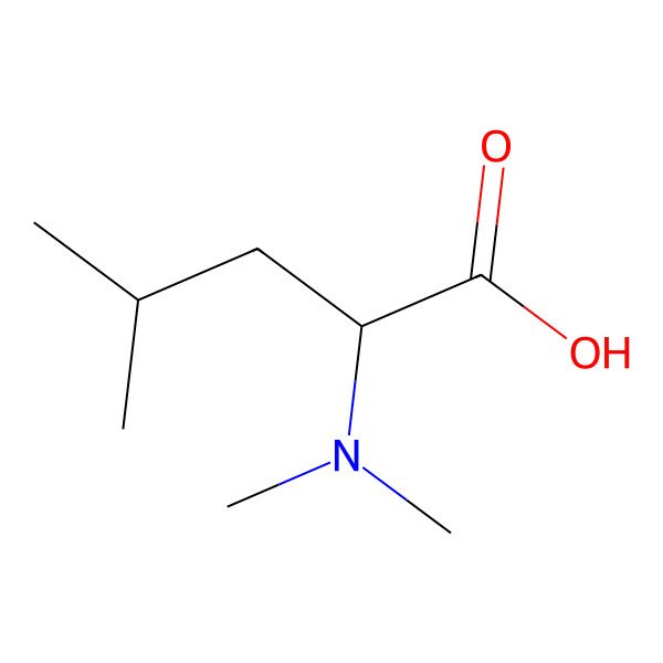 2D Structure of N,N-Dimethyl-l-leucine