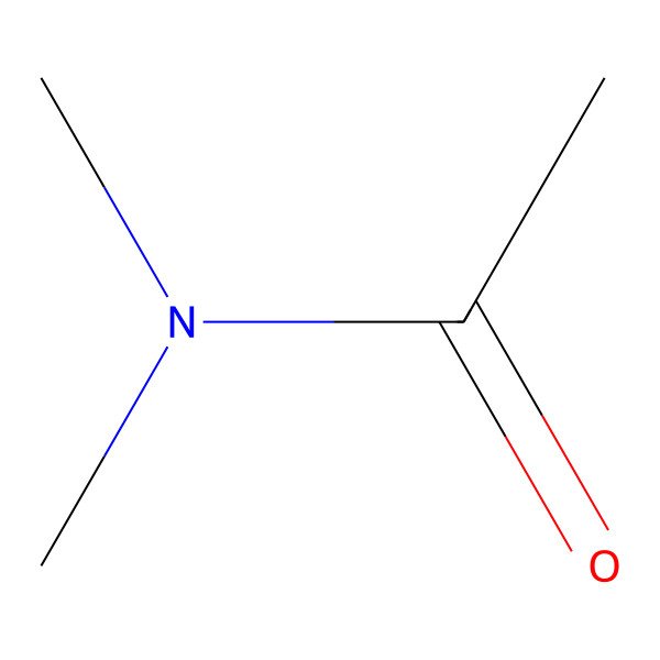 2D Structure of N,N-Dimethylacetamide