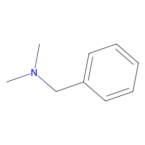 2D Structure of N,N-Dimethylbenzylamine