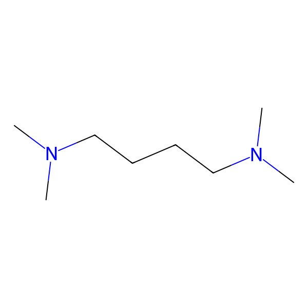 2D Structure of N,N,N',N'-Tetramethyl-1,4-butanediamine