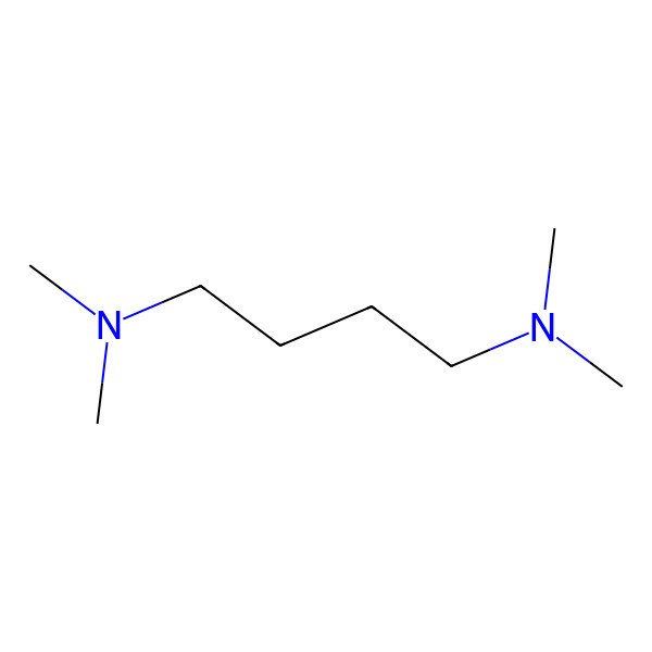2D Structure of N,N,N',N'-Tetramethyl-1,4-butanediamine 2D Structure of N,N,N',N'-Tetramethyl-1,4-butanediamine