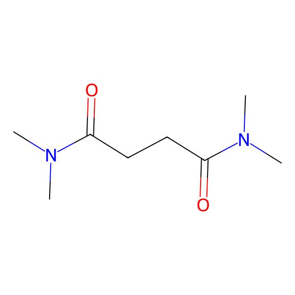 2D Structure of N,N,N',N'-Tetramethylsuccinamide
