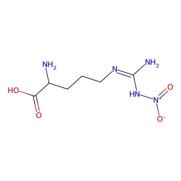 2D Structure of Nomega-Nitro-L-arginine