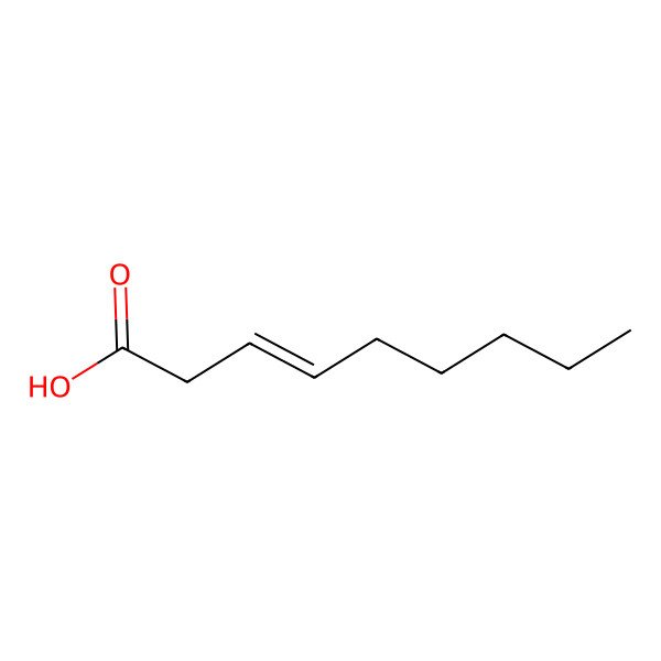 2D Structure of Non-3-enoic acid