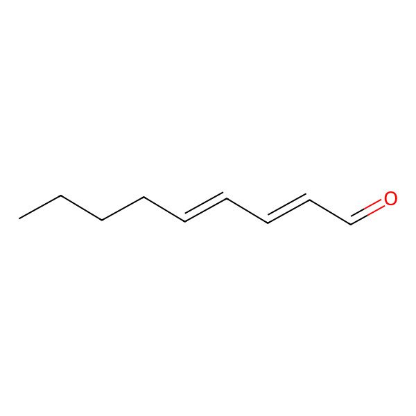 2D Structure of Nona-2,4-dienal