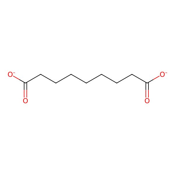 2D Structure of Nonanedioate