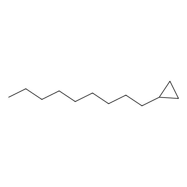 2D Structure of Nonylcyclopropane