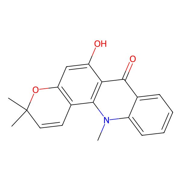 2D Structure of Noracronycine