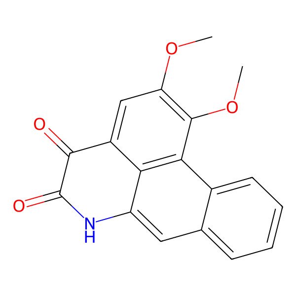 2D Structure of Norcepharadione B