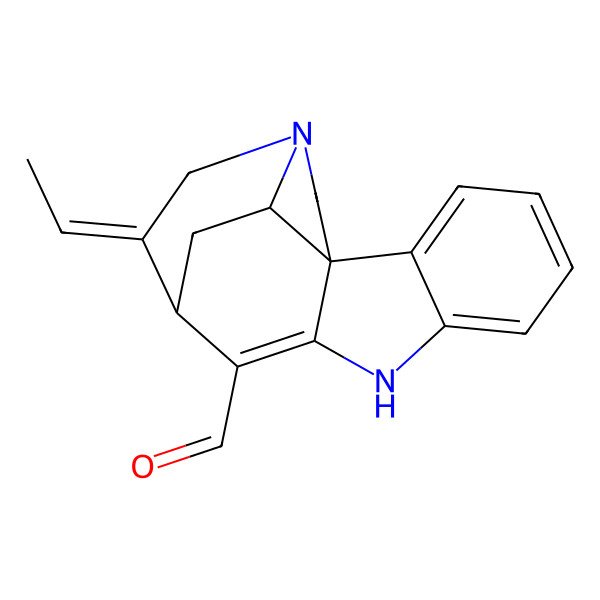 2D Structure of Norfluorocurarine