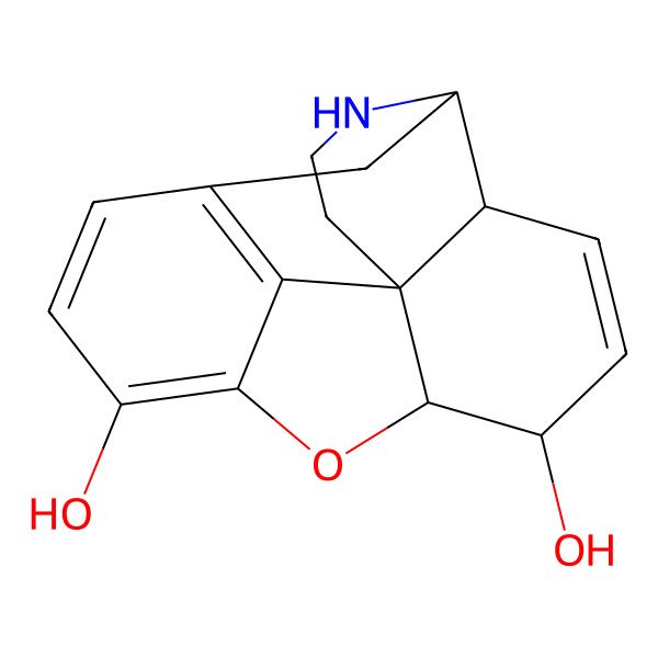 2D Structure of Normorphine
